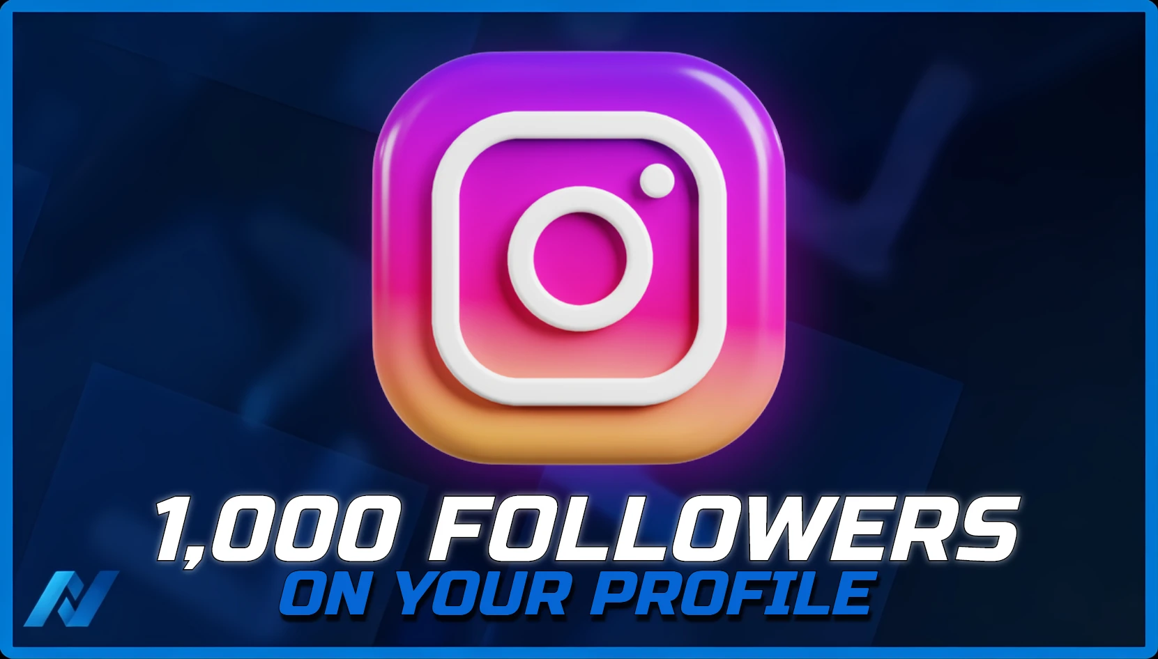1,000 Followers [ On Your Profile ]
